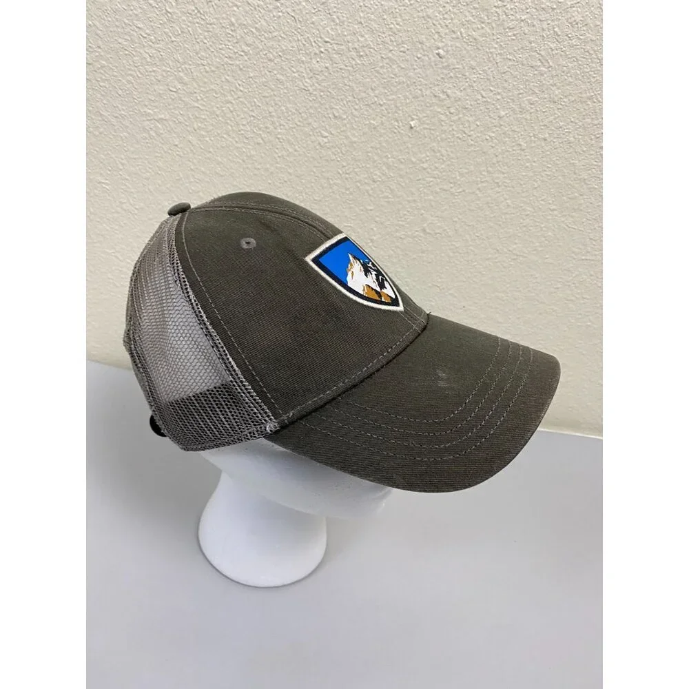 Kuhl Hat Snapback Trucker Gray Baseball Cap Olive Green Outdoor Hiking‎ Camping